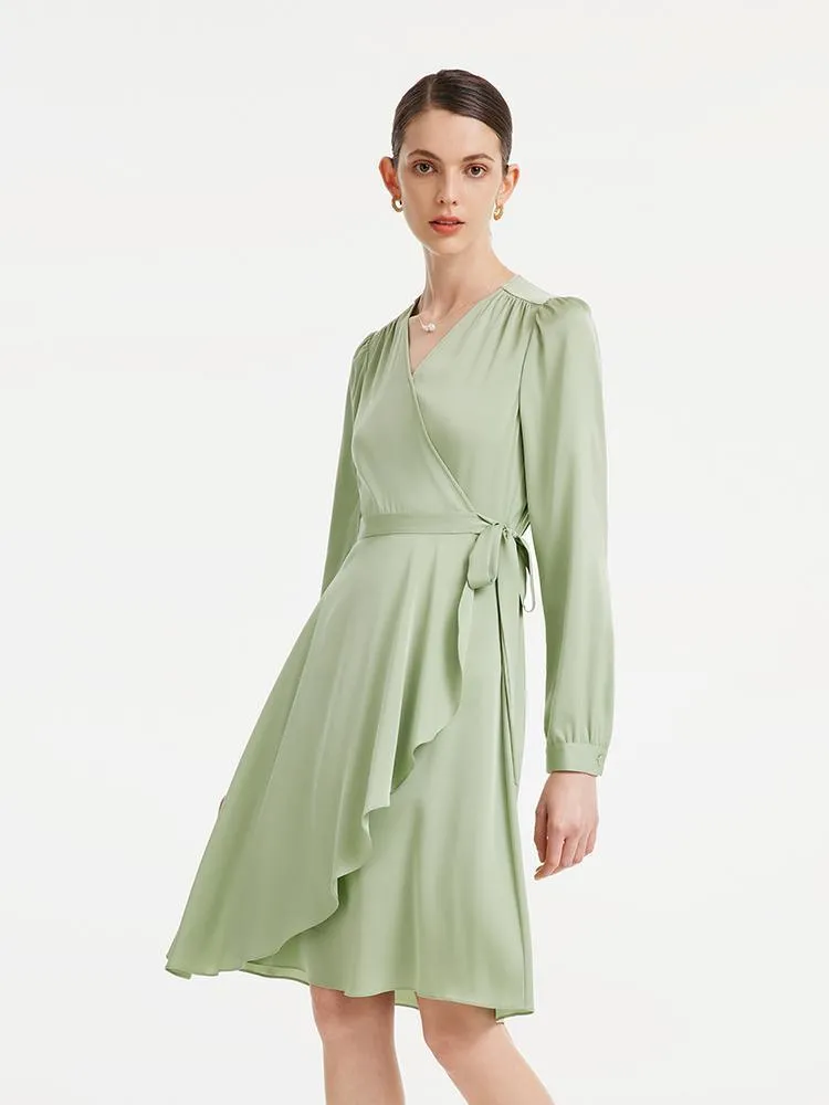 22 Momme Silk Tea-break Midi Dress