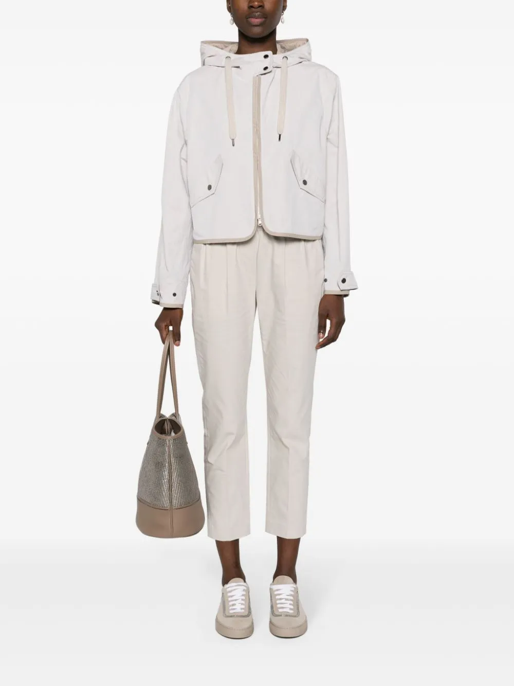 24SS Women's Outer Jacket in Rope by Brunello Cucinelli
