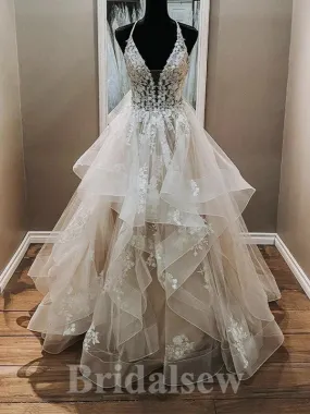 A-line Gorgeous Lace Popular Formal Best Stylish Princess Long Women Evening Prom Dresses PD742