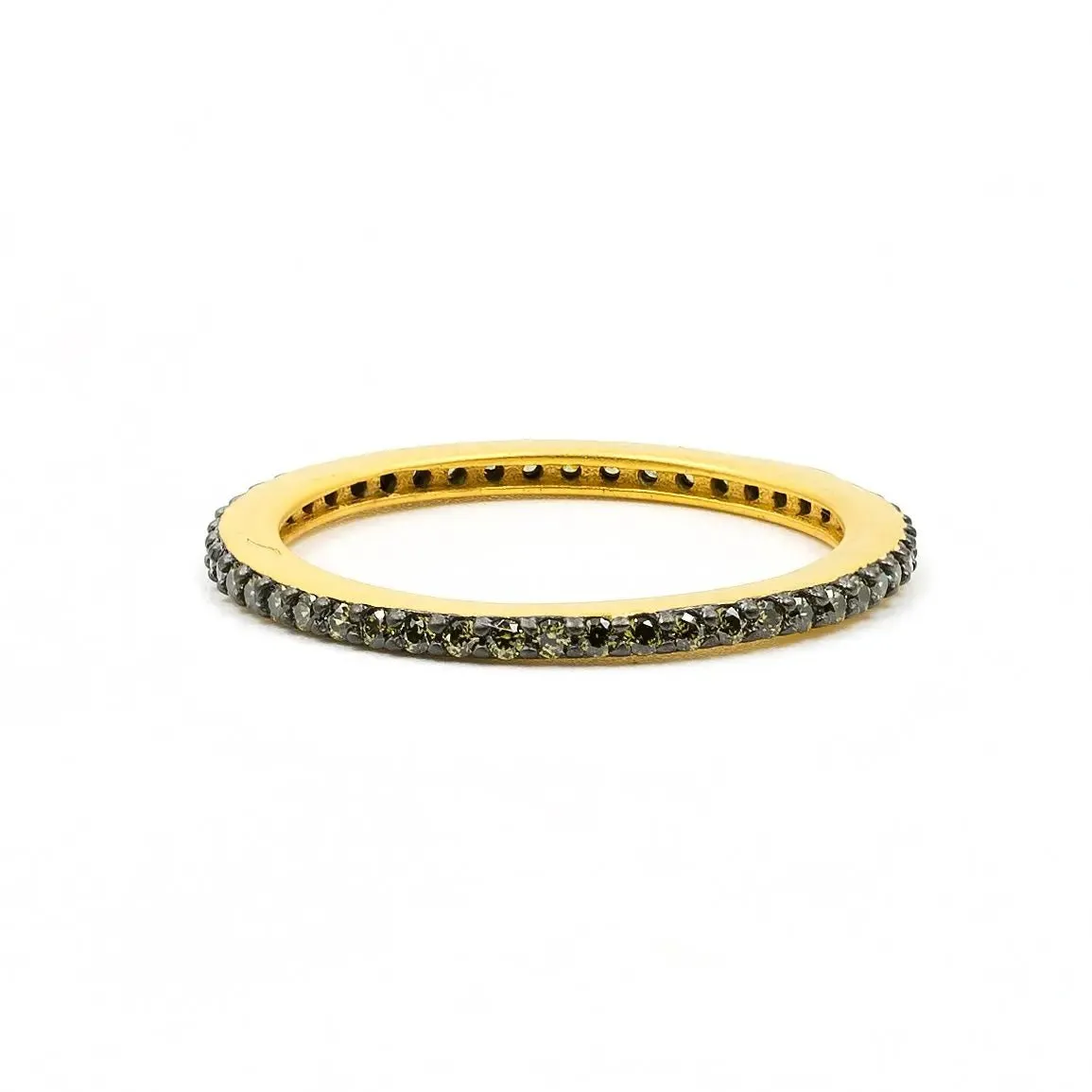 All Pavé Stack Ring