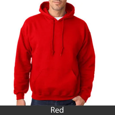 Alpha Delta Pi Hooded Sweatshirt - Gildan 18500 - TWILL