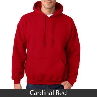 Alpha Delta Pi Hooded Sweatshirt - Gildan 18500 - TWILL