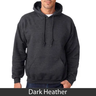 Alpha Delta Pi Hooded Sweatshirt - Gildan 18500 - TWILL