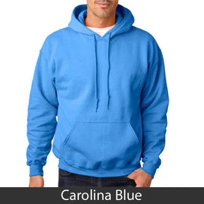 Alpha Delta Pi Hooded Sweatshirt - Gildan 18500 - TWILL