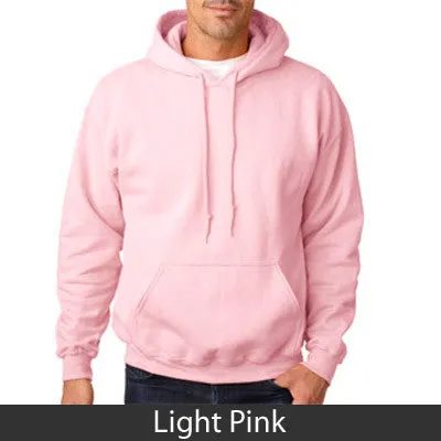 Alpha Delta Pi Hooded Sweatshirt - Gildan 18500 - TWILL