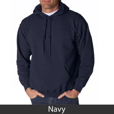 Alpha Delta Pi Hooded Sweatshirt - Gildan 18500 - TWILL