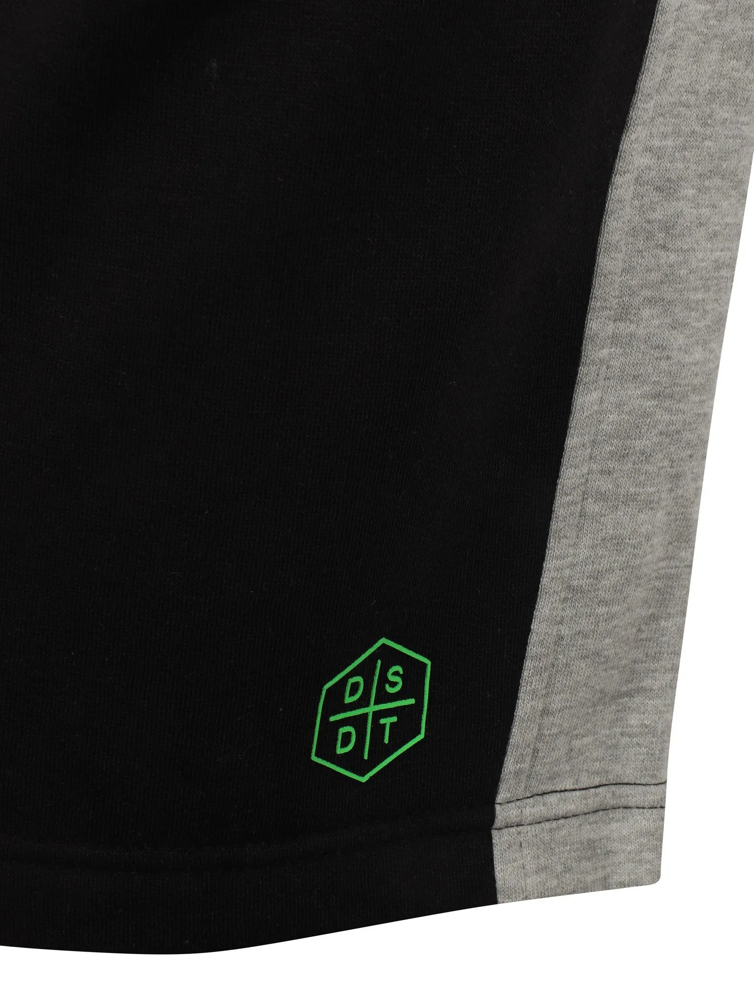 Araki Jogger Shorts with Side Stripe Detail In Jet Black - Dissident