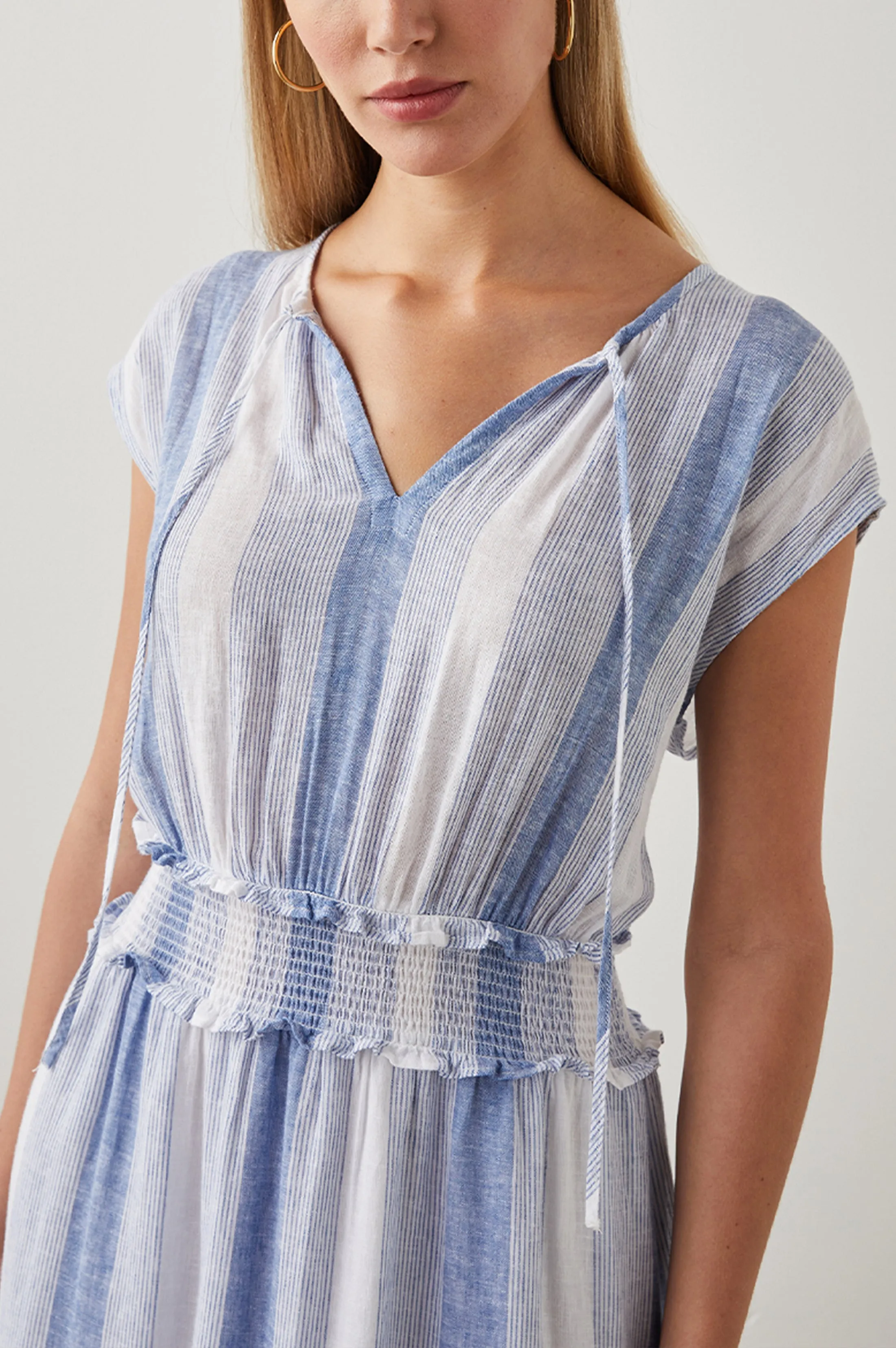ASHLYN DRESS - NEVIS STRIPE