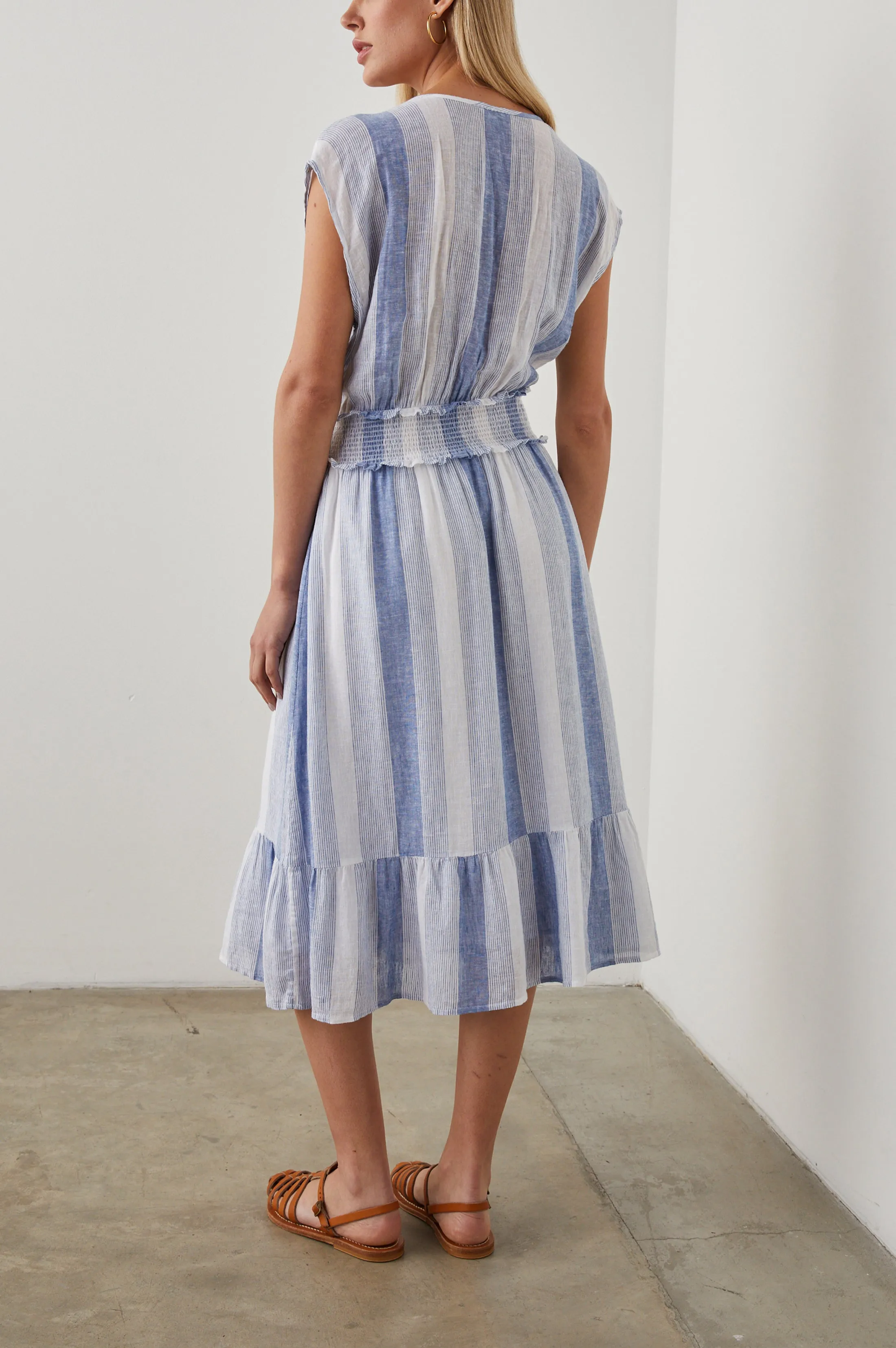 ASHLYN DRESS - NEVIS STRIPE