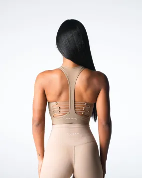 Beige Resilience Seamless Bra
