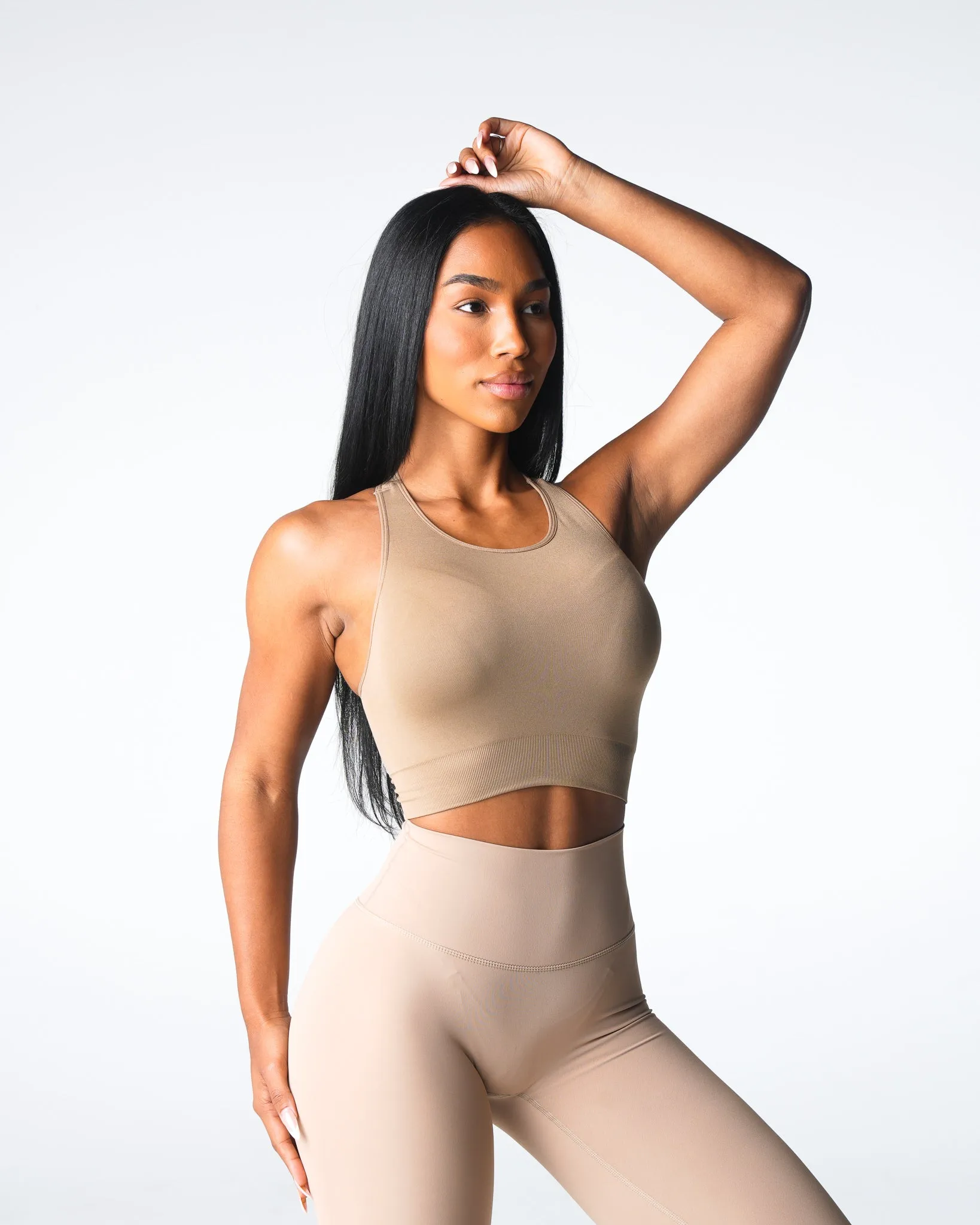 Beige Resilience Seamless Bra