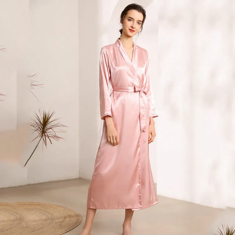 BerriesJam - 2024 2024 Satin Belted Long Pajama
