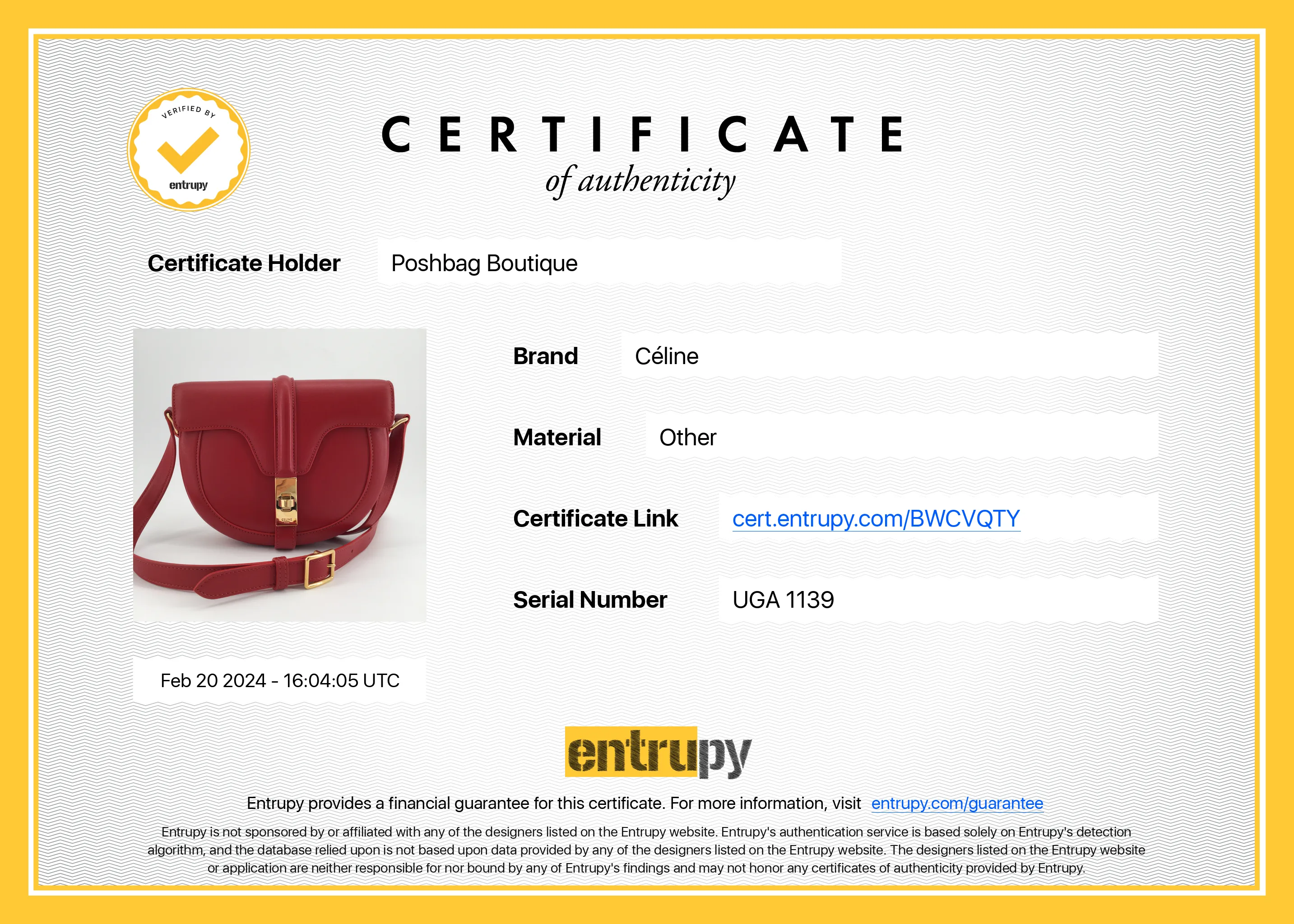 Besace 16 Small Satinated Leather Bag