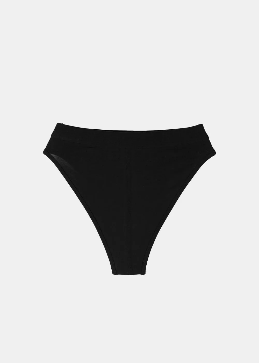 Black Crescent Moon Embroidered Briefs