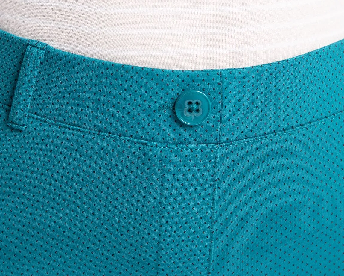 Boot-Cut | Classic Dress Pant Yoga Pants (Peacock)
