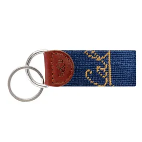 Cal Bears Needlepoint Key Fob