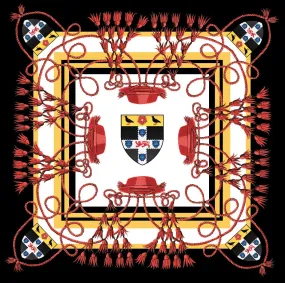 CHCH 40yrs Woman Silk Scarf