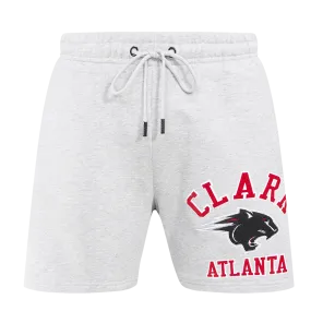 CLARK ATLANTA UNIVERSITY CLASSIC MEN'S STACKED LOGO SHORT (HEATHER GREY)