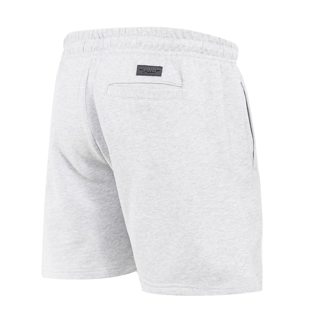 CLARK ATLANTA UNIVERSITY CLASSIC MEN'S STACKED LOGO SHORT (HEATHER GREY)