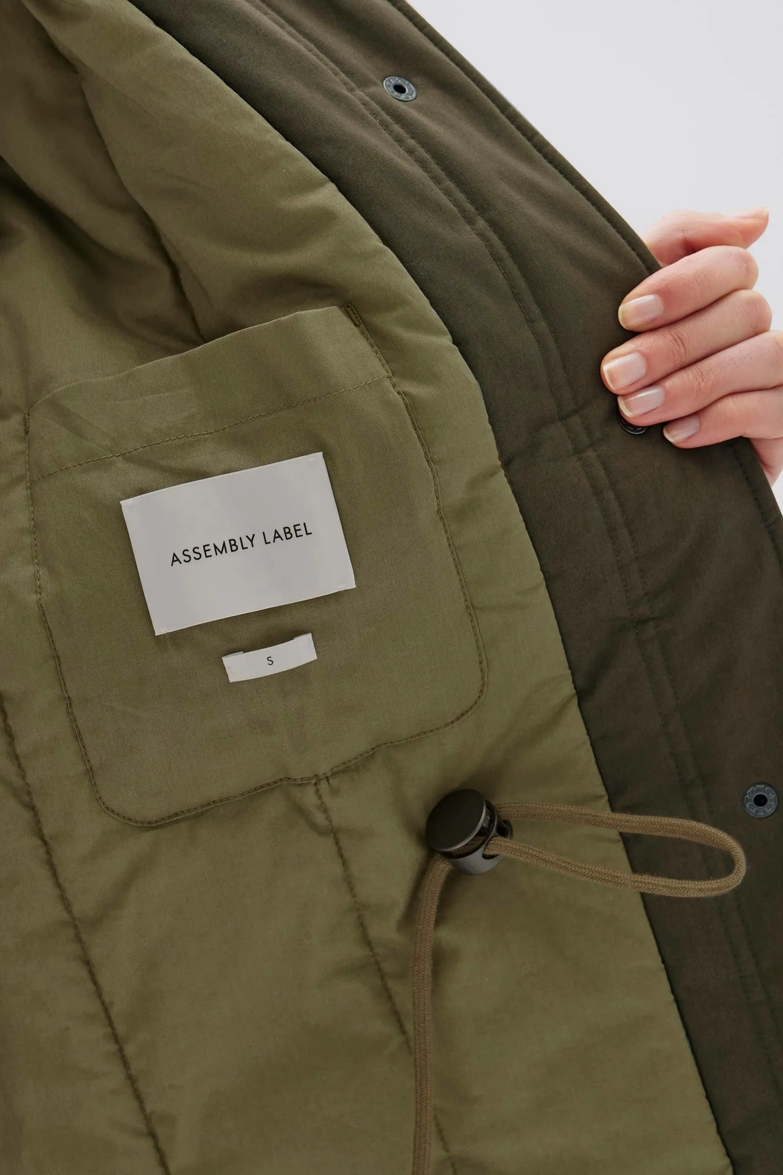 Contrast Cord Anorak