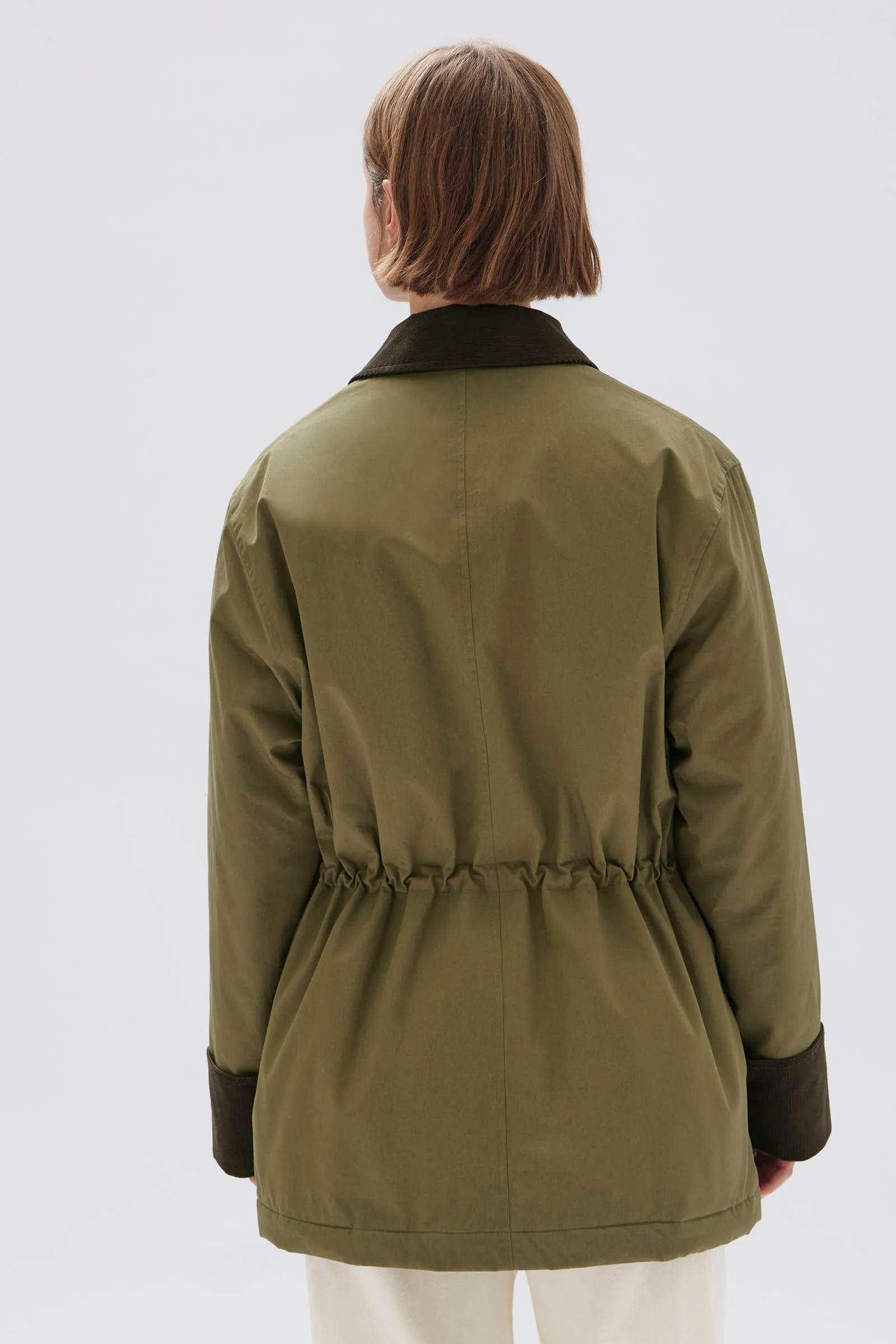 Contrast Cord Anorak