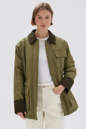 Contrast Cord Anorak