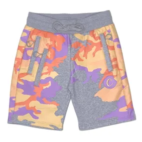 Cookies Fresh Air Fleece Camo Shorts (Heather Grey) 1565B6786