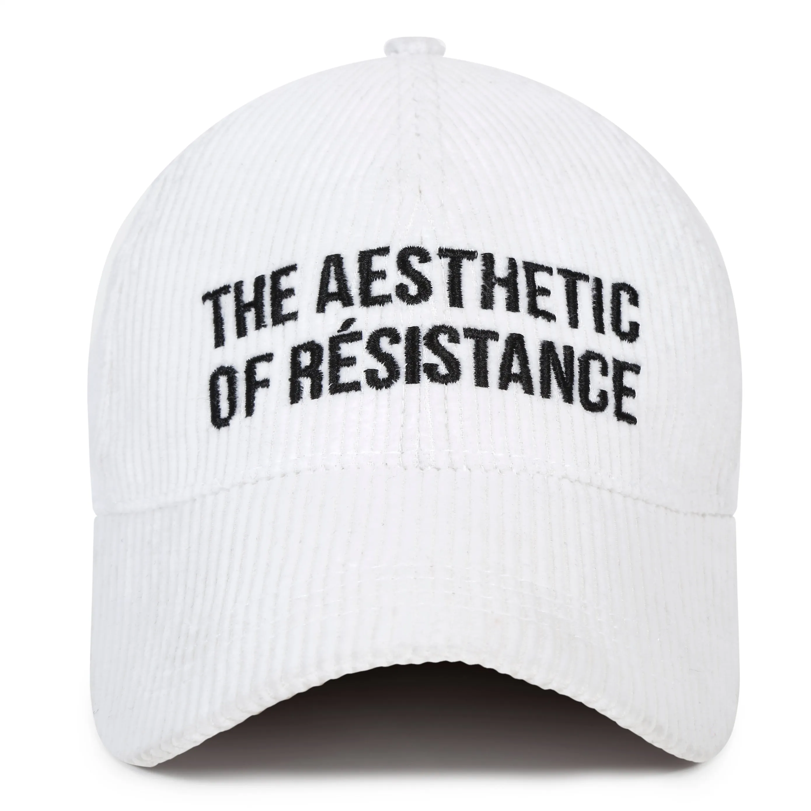 Corduroy Cap - White
