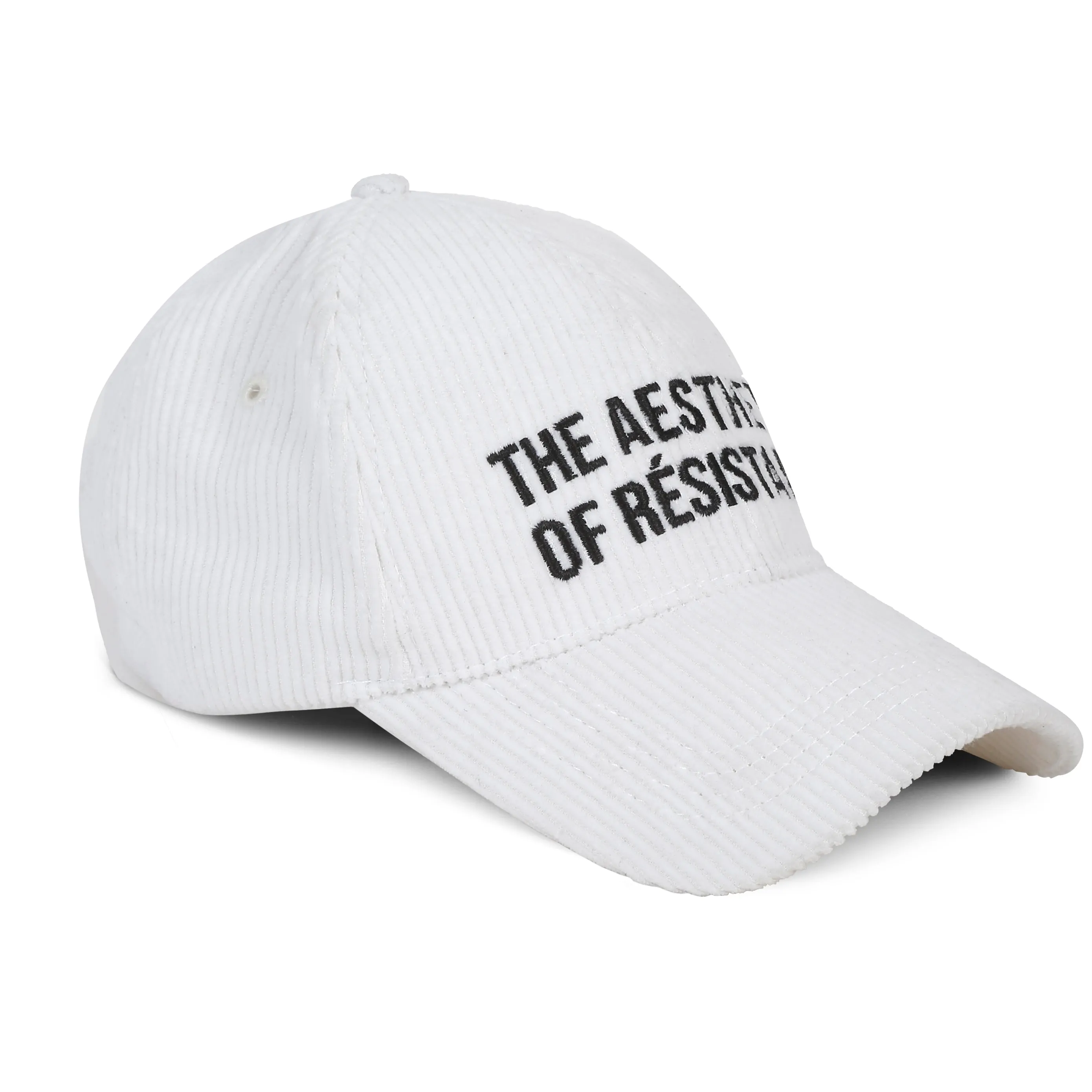 Corduroy Cap - White