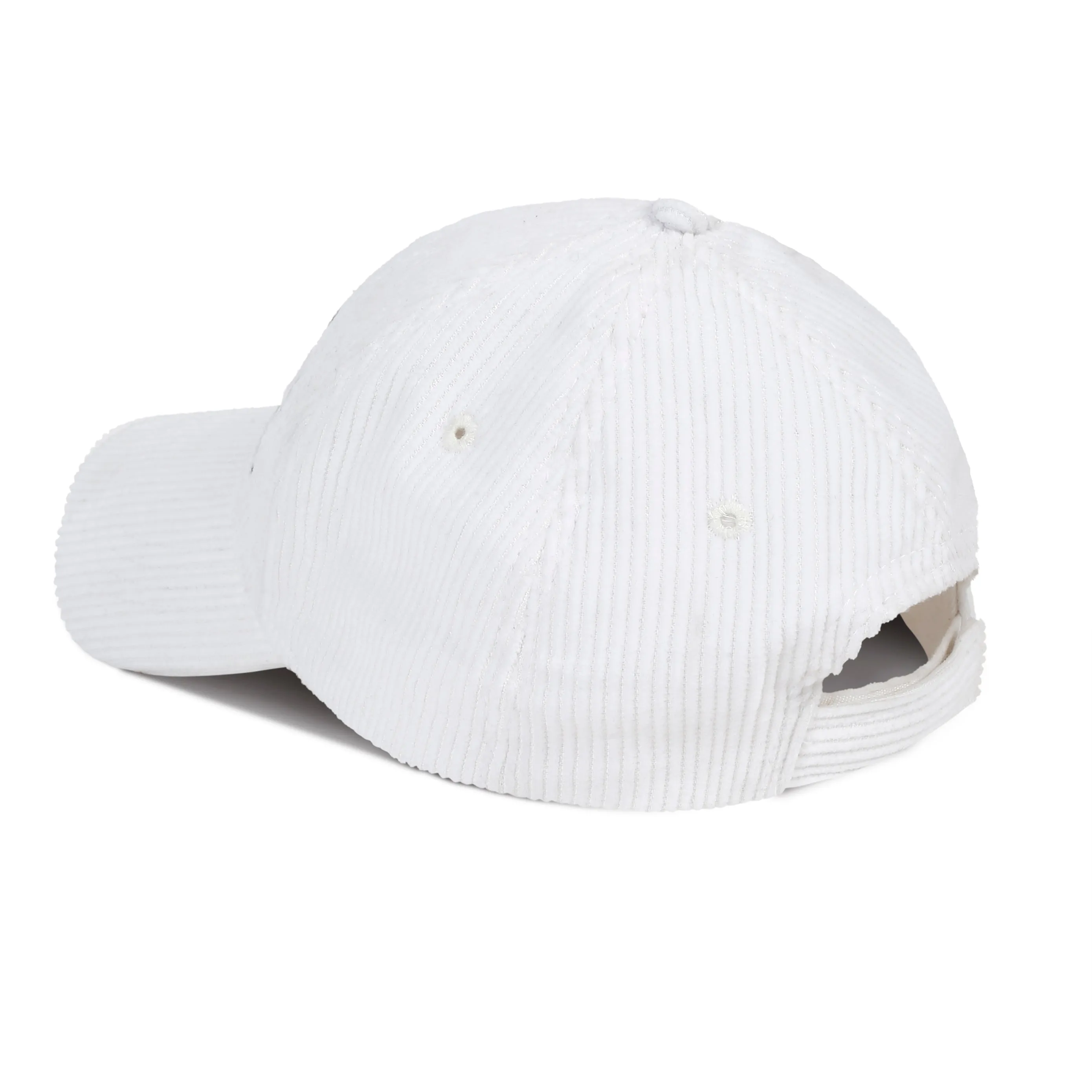 Corduroy Cap - White