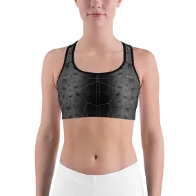 Crawling Spiders Sports Bra