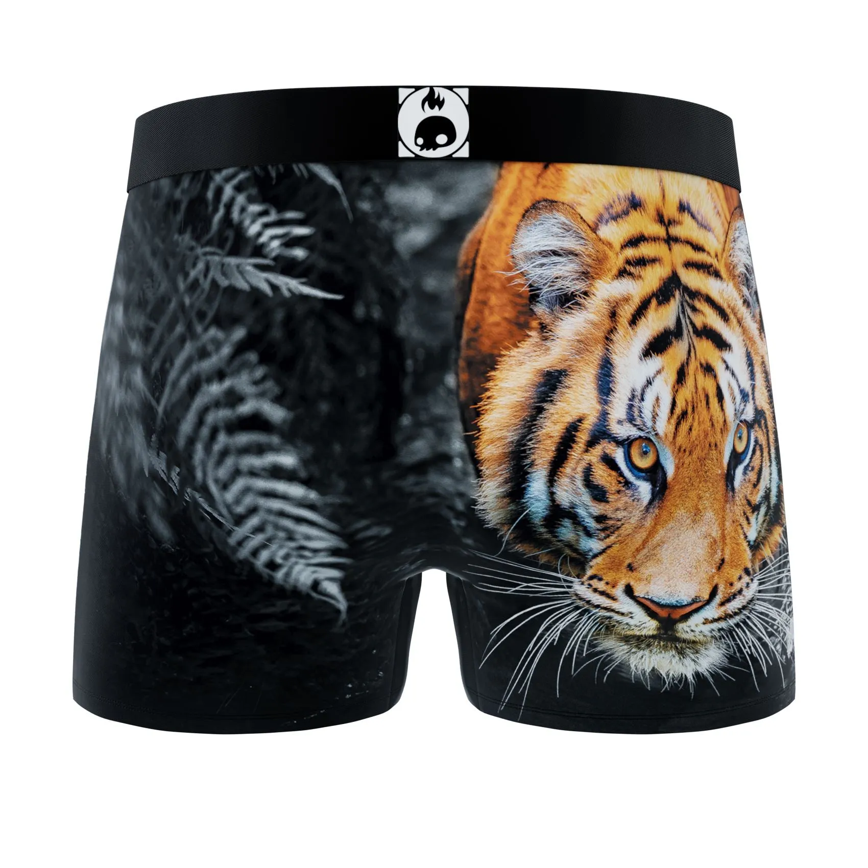 CRAZYBOXER Outdoor Tigers Eagle Men's Boxer Briefs (3 pack)