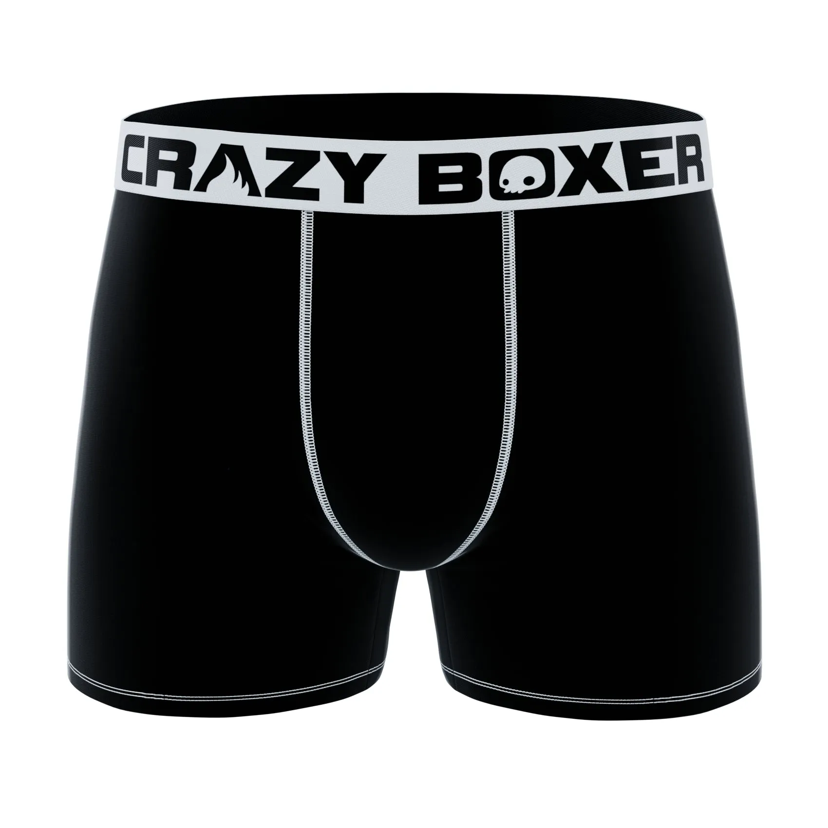 CRAZYBOXER Outdoor Tigers Eagle Men's Boxer Briefs (3 pack)