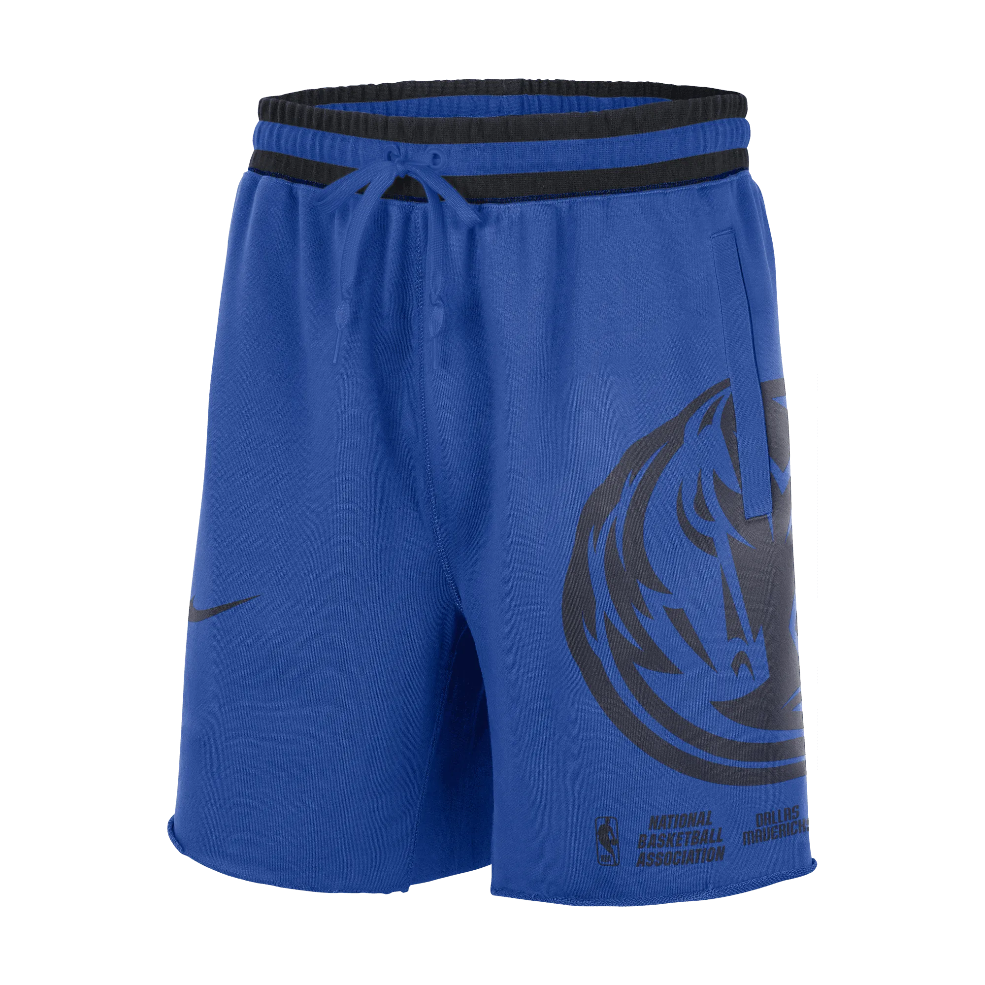 DALLAS MAVERICKS NIKE 22-23 COURTSIDE FLEECE ROYAL SHORTS