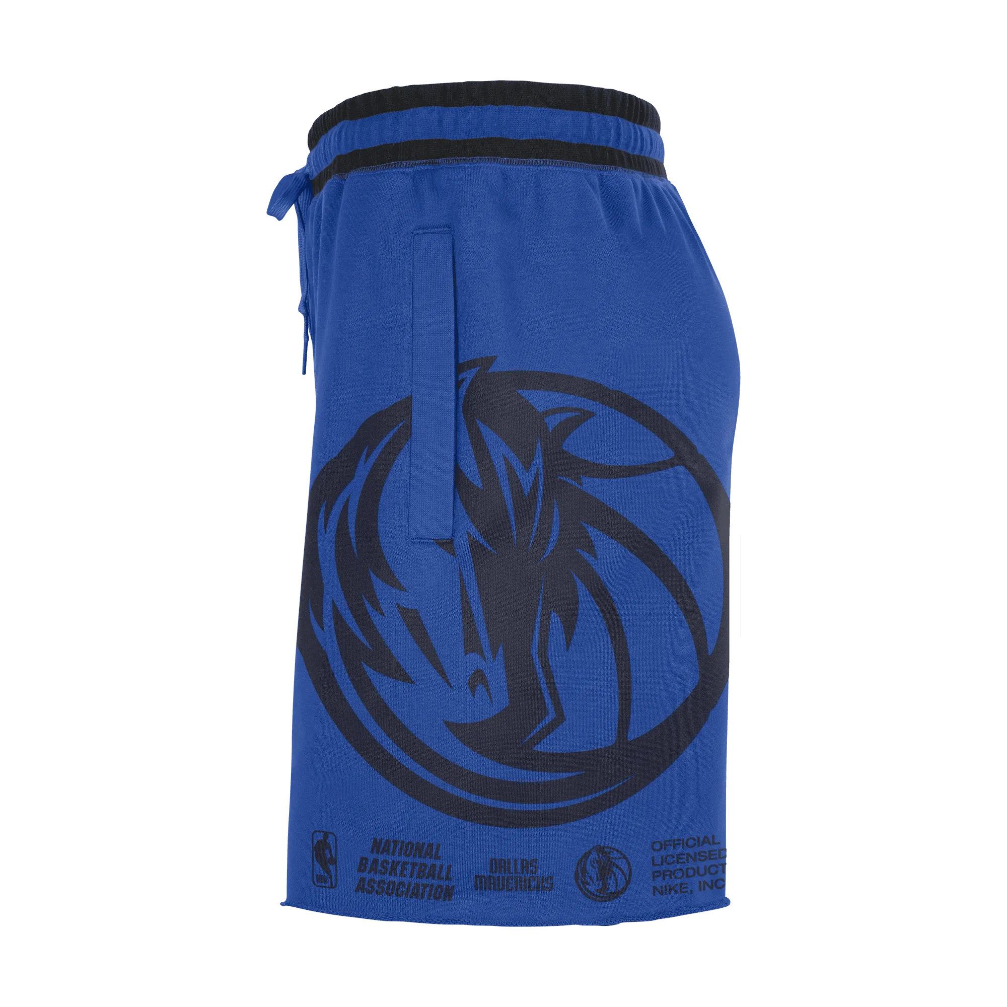 DALLAS MAVERICKS NIKE 22-23 COURTSIDE FLEECE ROYAL SHORTS