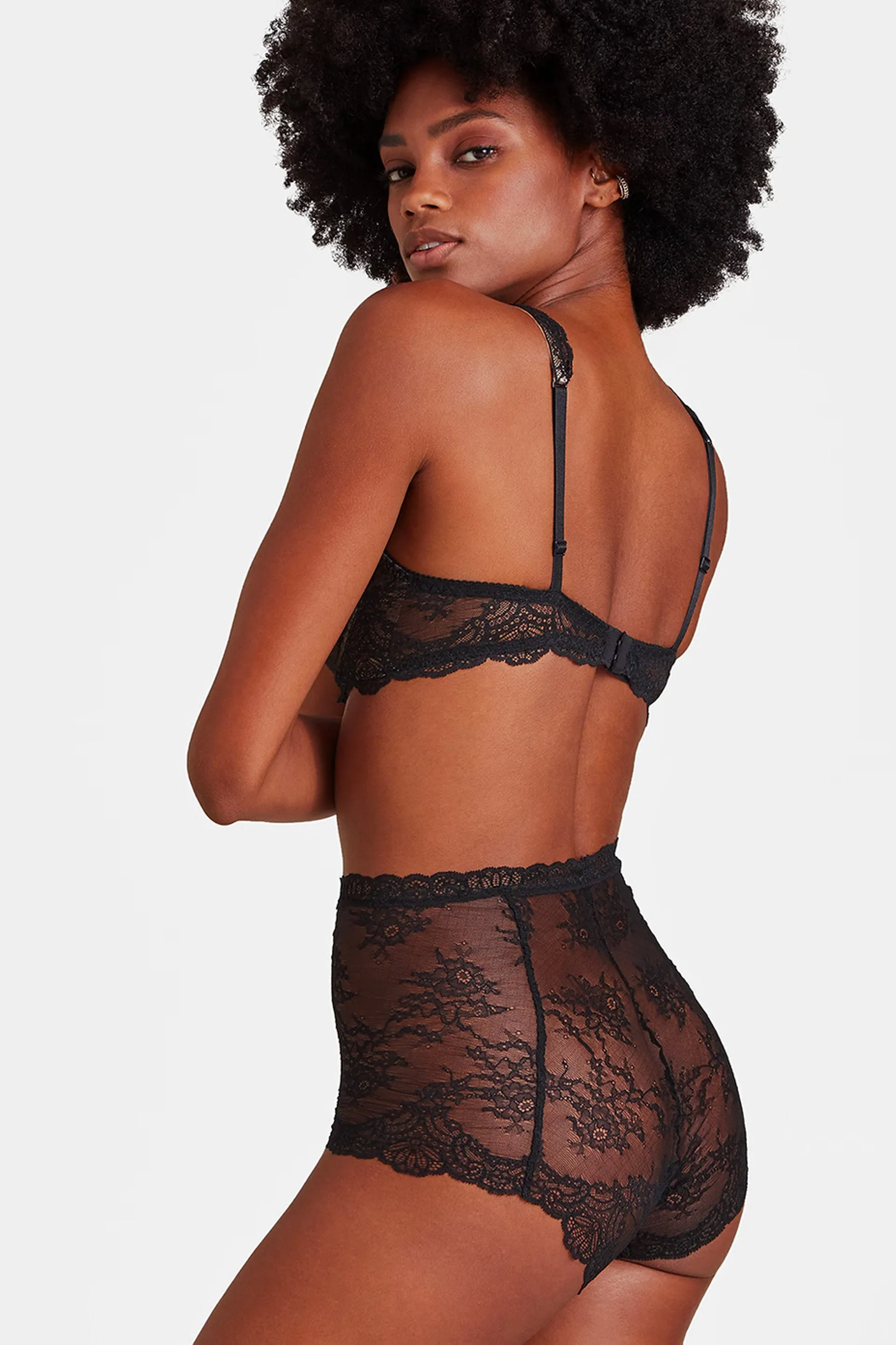 Danse Des Sens High-Waist Brief Black