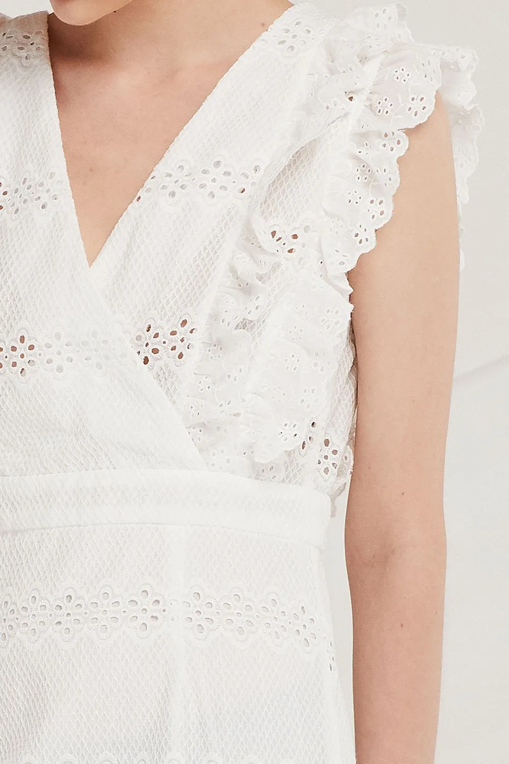 Dominic Eyelet Lace Mermaid Dress