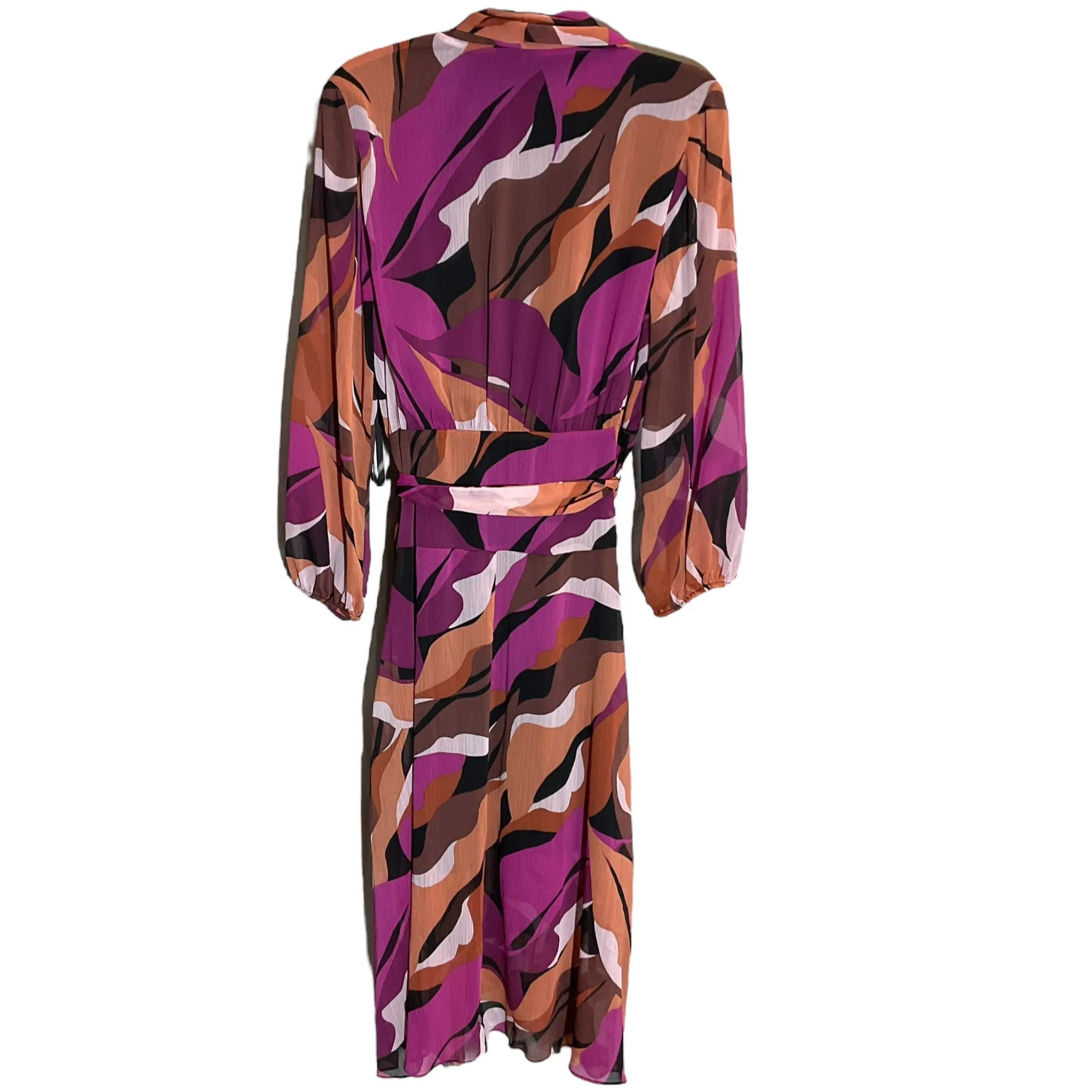 Dress Casual Midi By Clover and stone In Multi-colored, Size: 8