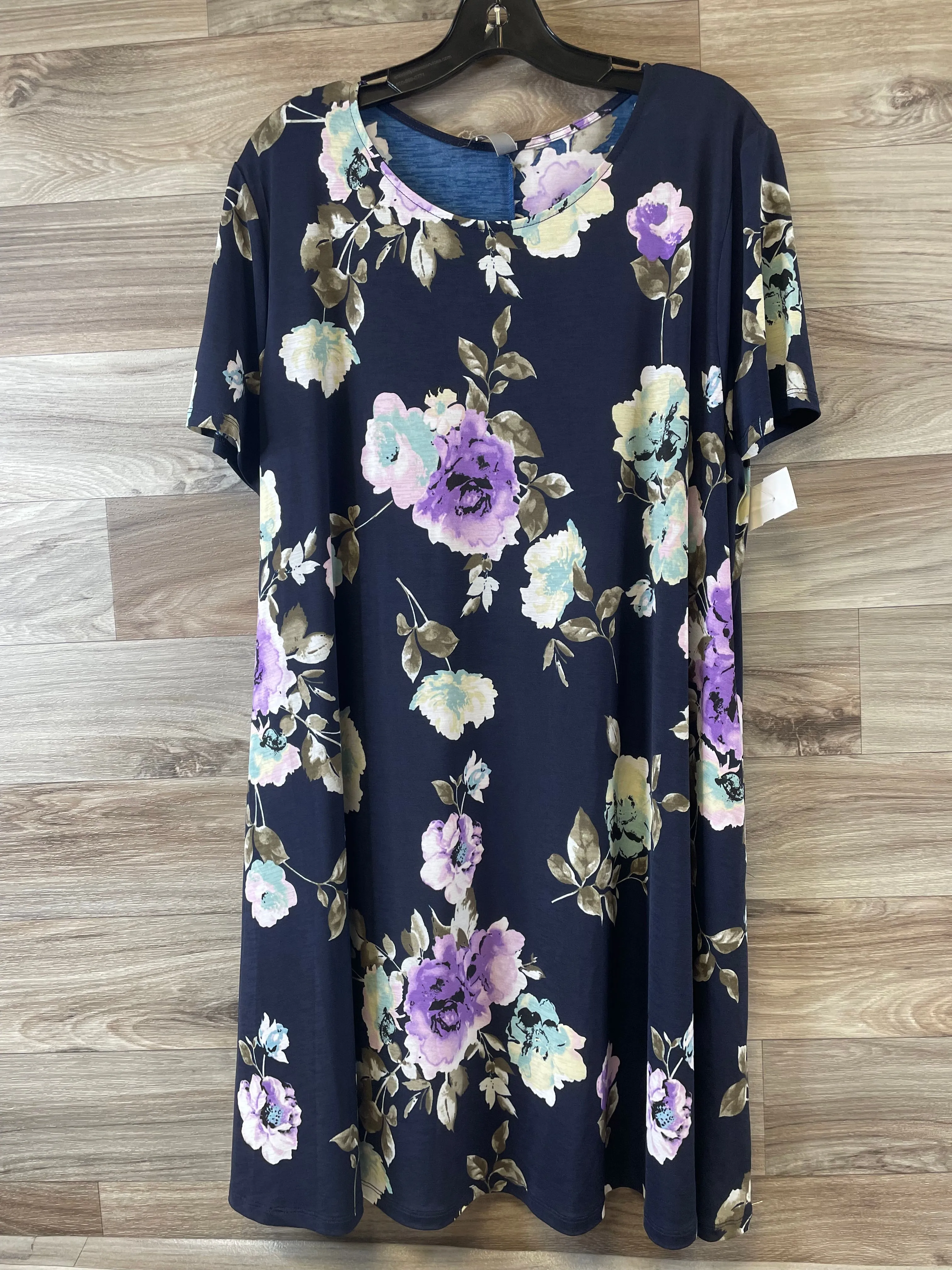Dress Casual Midi By Honeyme In Multi-colored, Size: Xlp