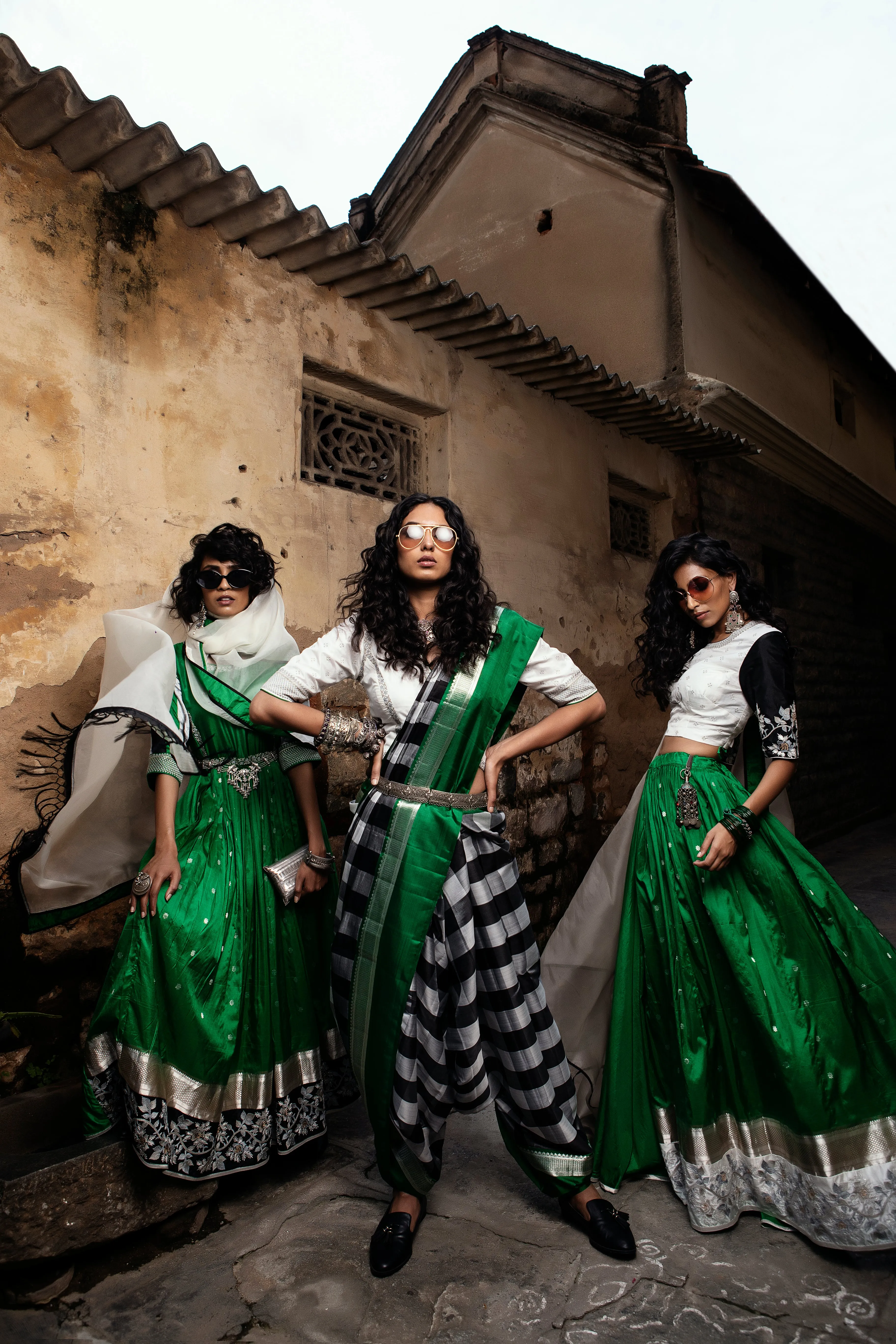 Emerald Green Lehanga
