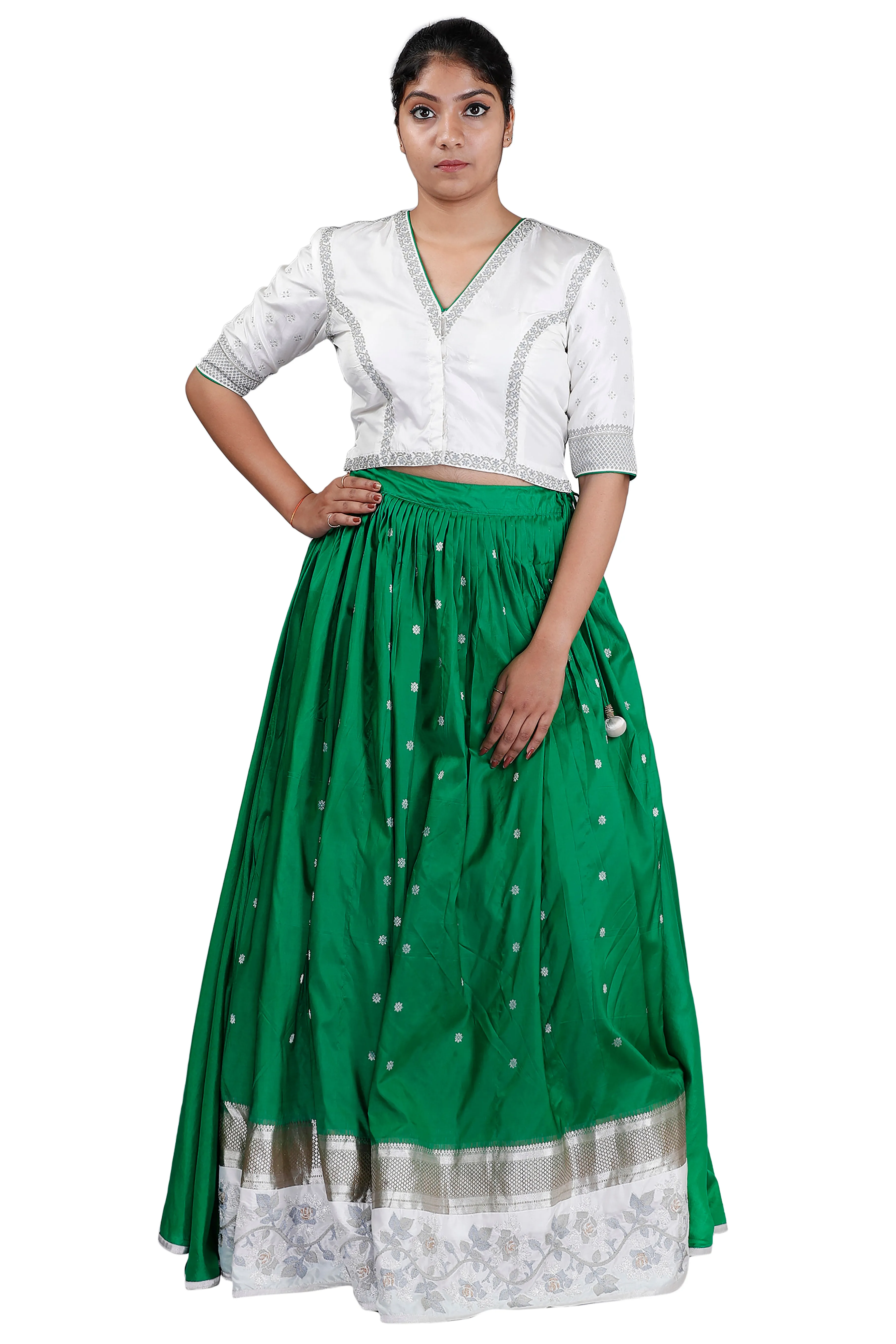 Emerald Green Lehanga