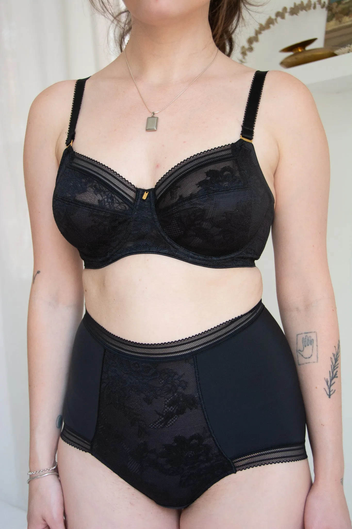 Fantasie Fusion Lace High Waist Brief - Black
