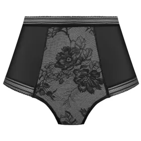Fantasie Fusion Lace High Waist Brief - Black
