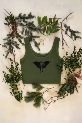 Fern Luna Moth Yoga Top