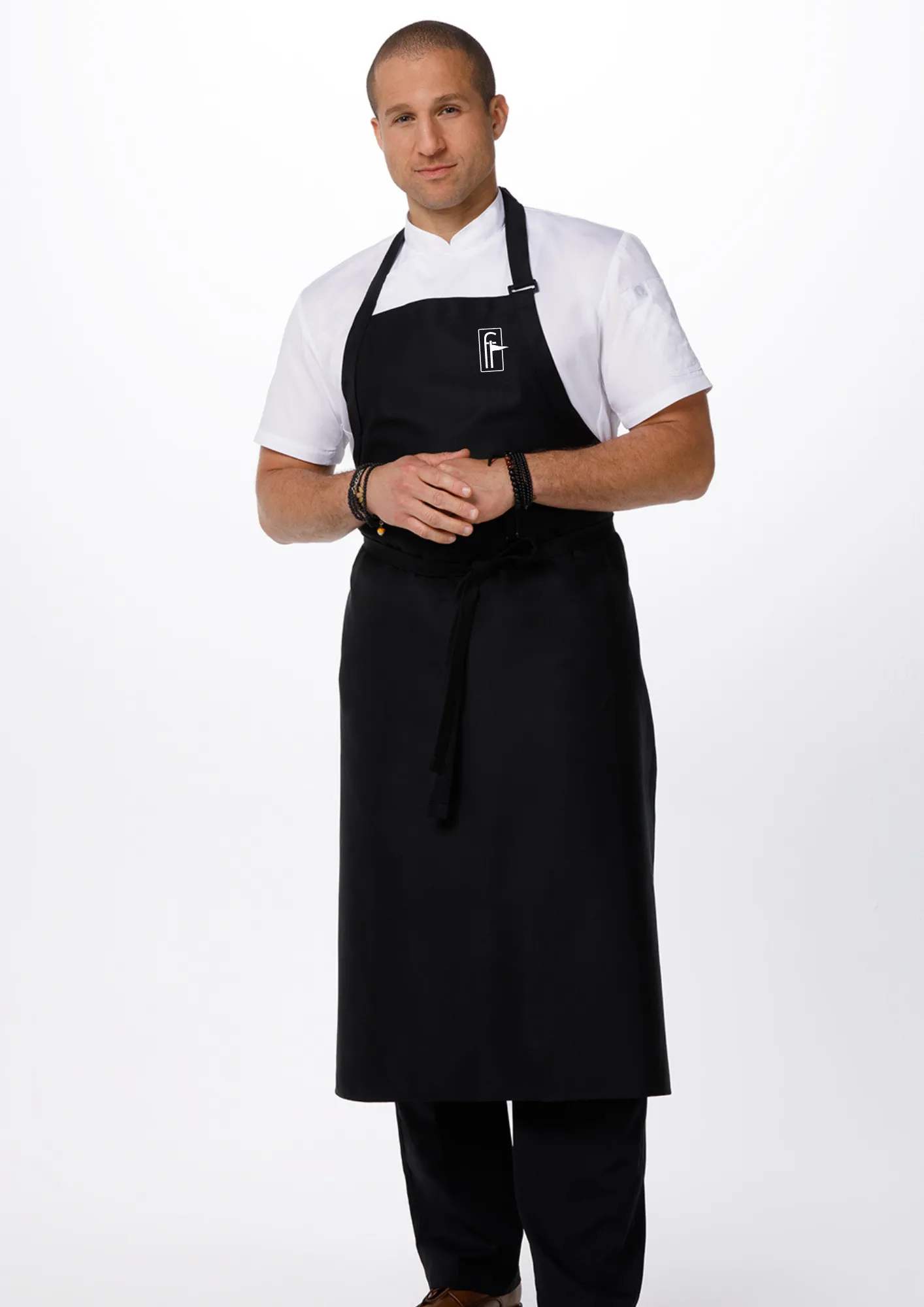 Flagstone - Chefworks Apron Black A111 with embroidery