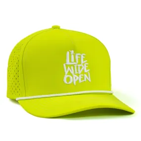 Flo-Yellow LWO Curved Brim Hat
