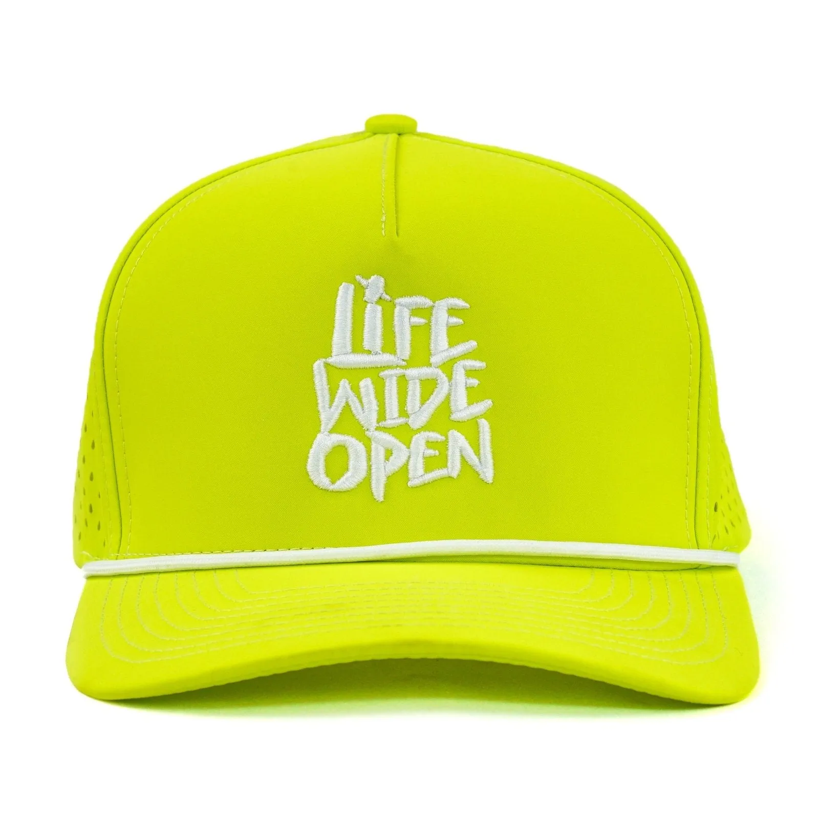 Flo-Yellow LWO Curved Brim Hat