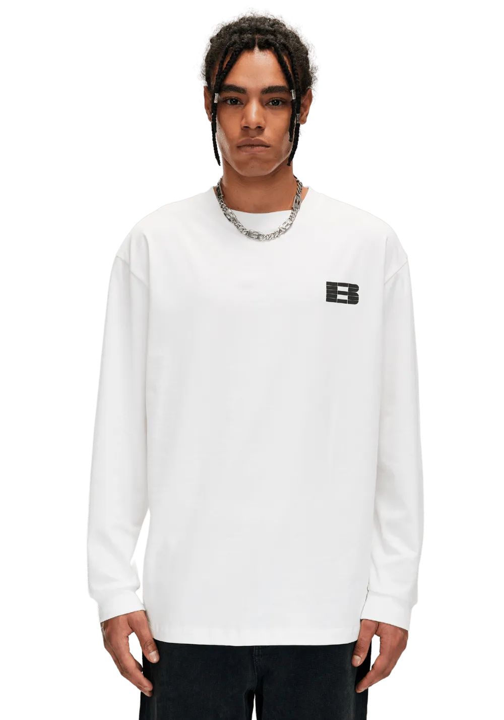 Foam Velvet Printed Sweatshirt