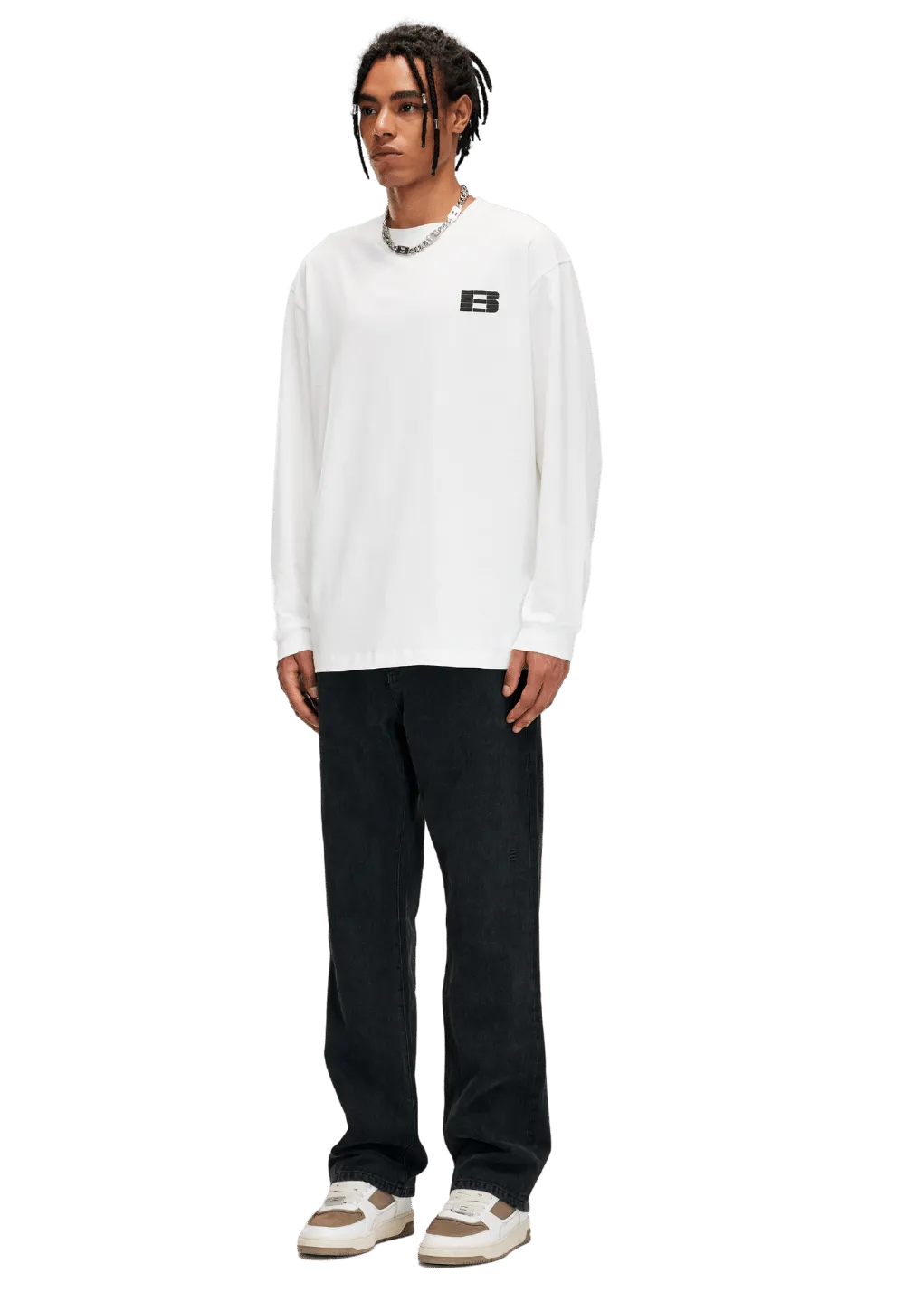 Foam Velvet Printed Sweatshirt