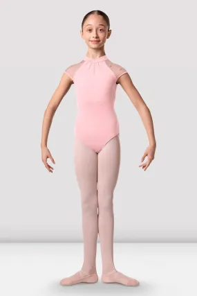 Girls Halo Cap Sleeve Leotard